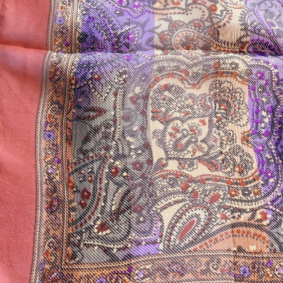 Yves Saint Laurent Silk Chiffon Scarf - Picture 9 of 9